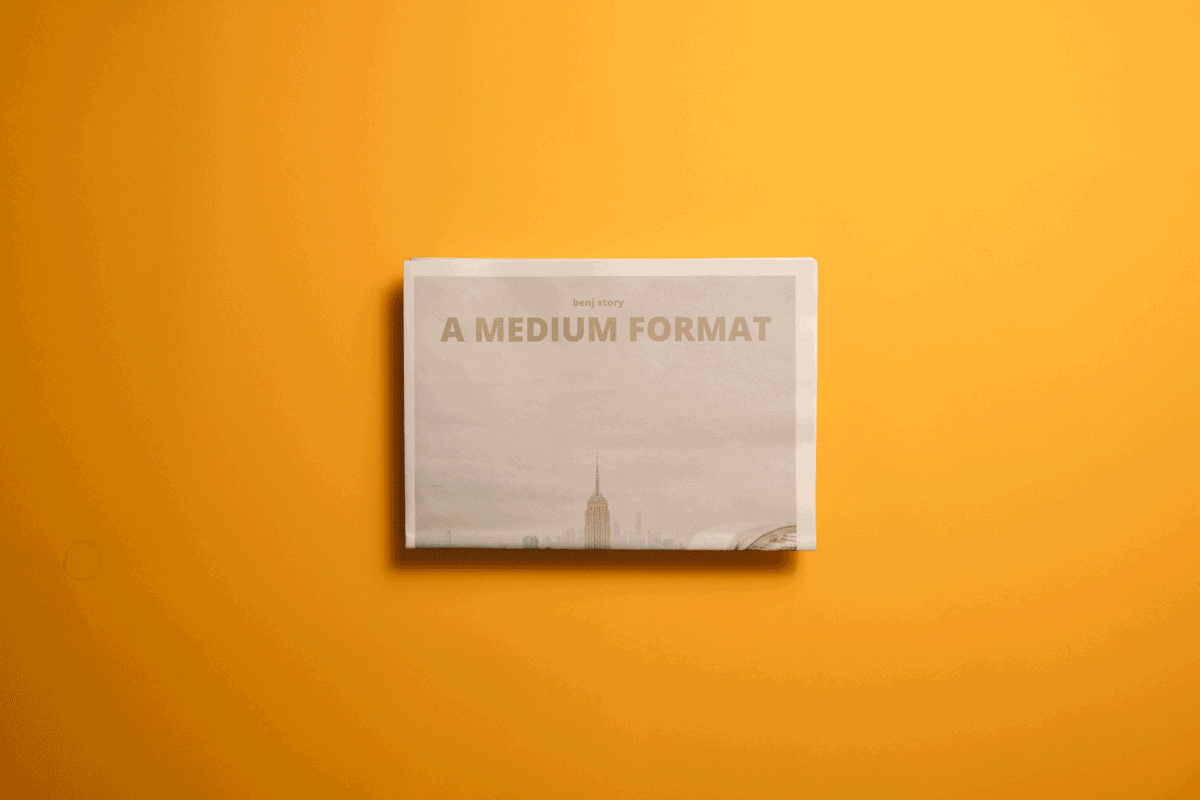 A-Medium-Format photobook by Benj Story. Printed by Newspaper Club