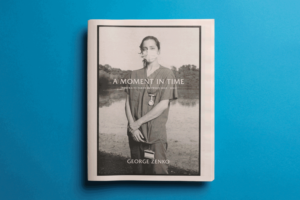 A Moment in Time - NHS documentary photography newspaper by George Zenko. Printed by Newspaper Club.