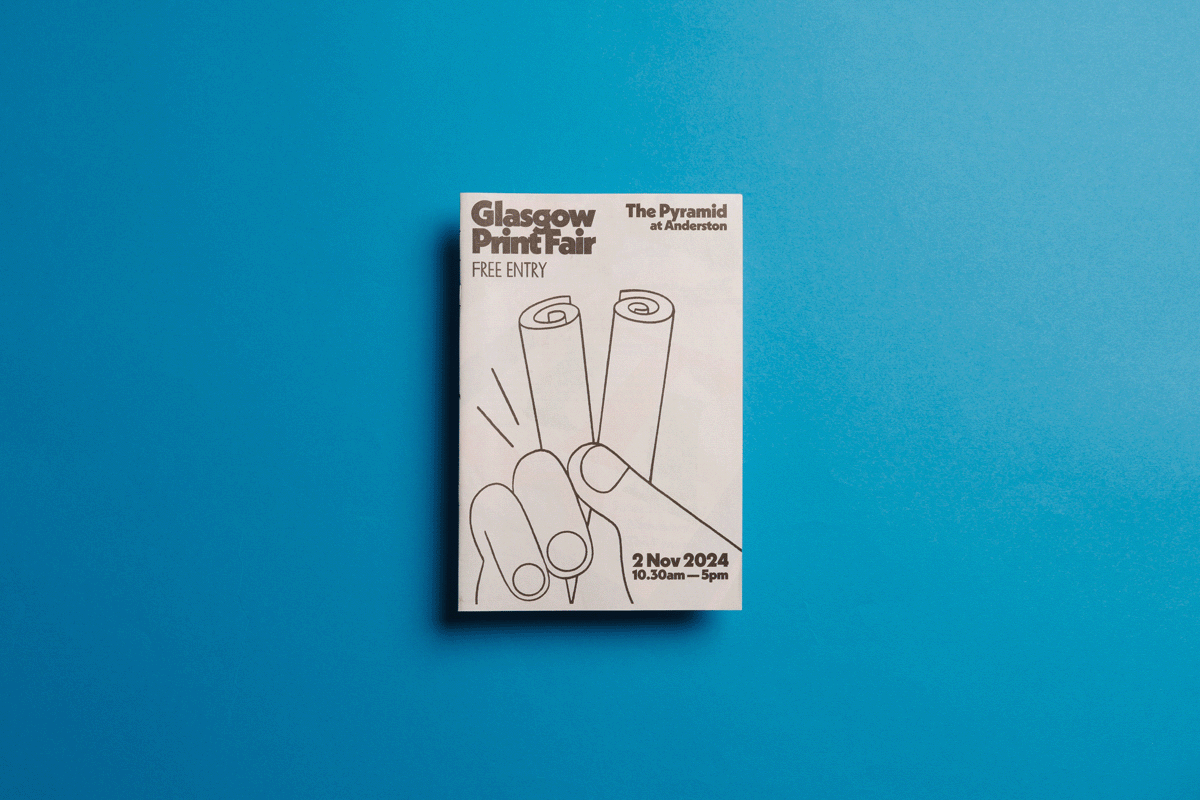 Glasgow Print Fair event programme