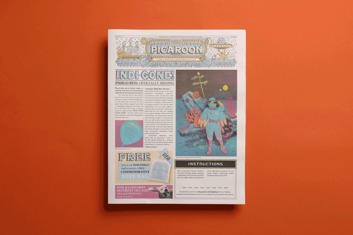 10 Newspapers We Loved in 2022: The Picaroon from Aquila Magazine