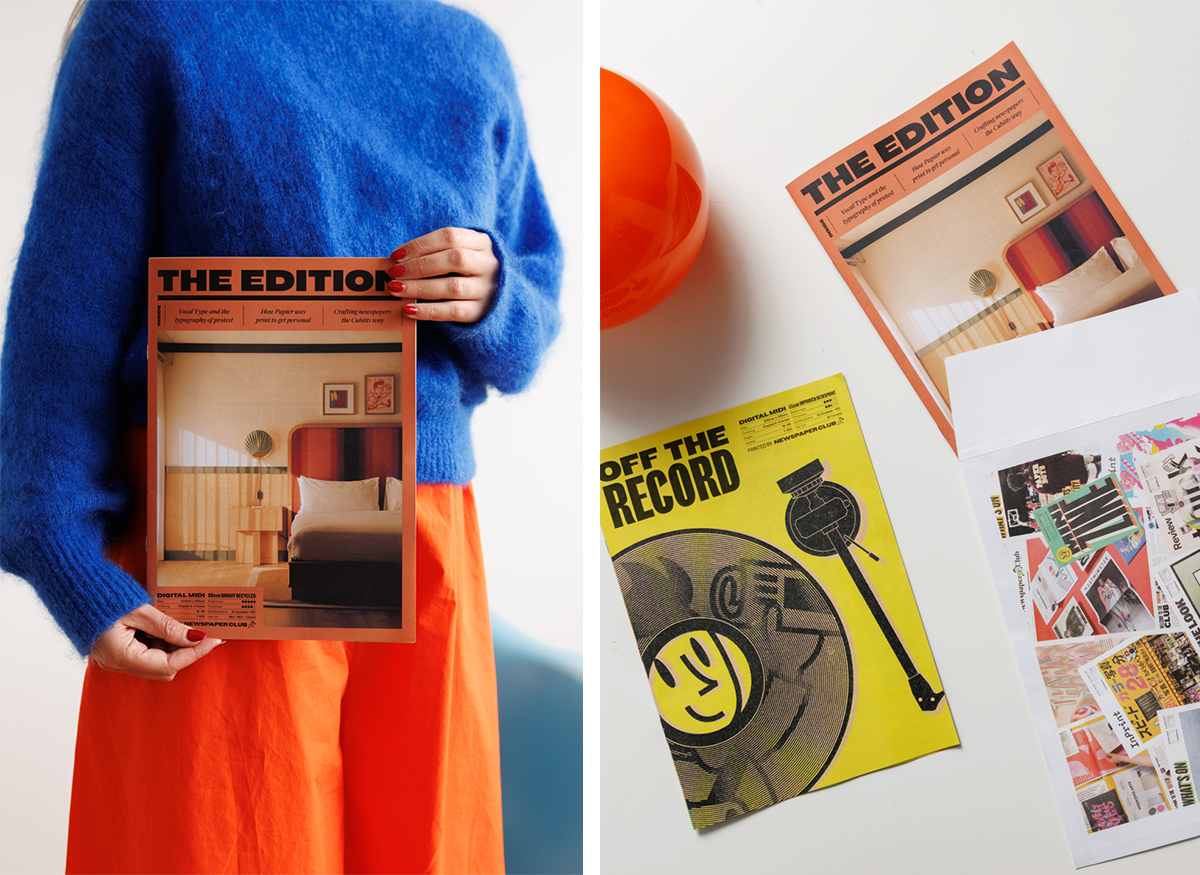 Covers of both midi samples from Newspaper Club