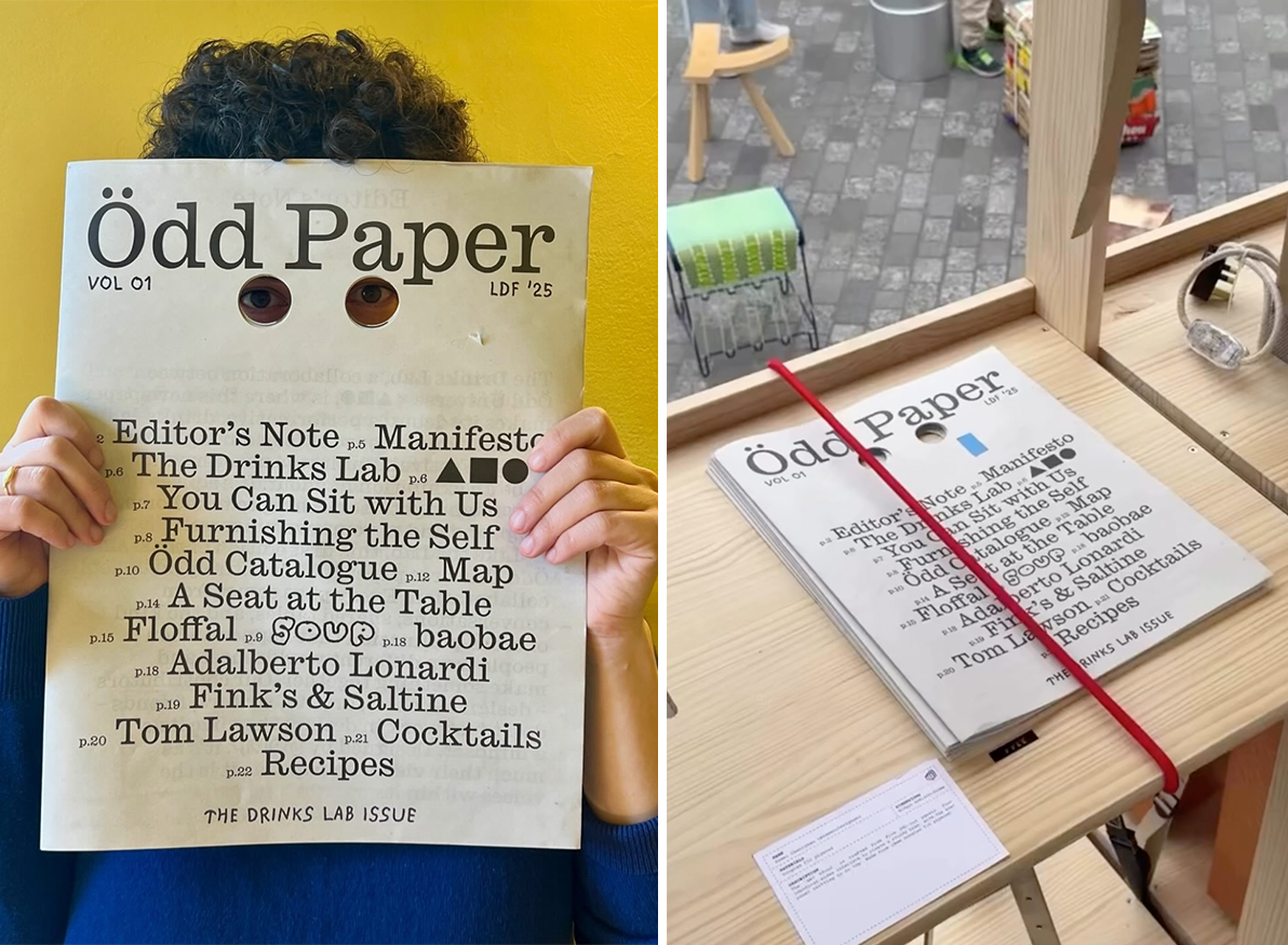 Odd Paper newspaper for London Design Festival