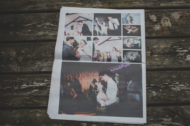 Design a wedding newspaper: how to create your own