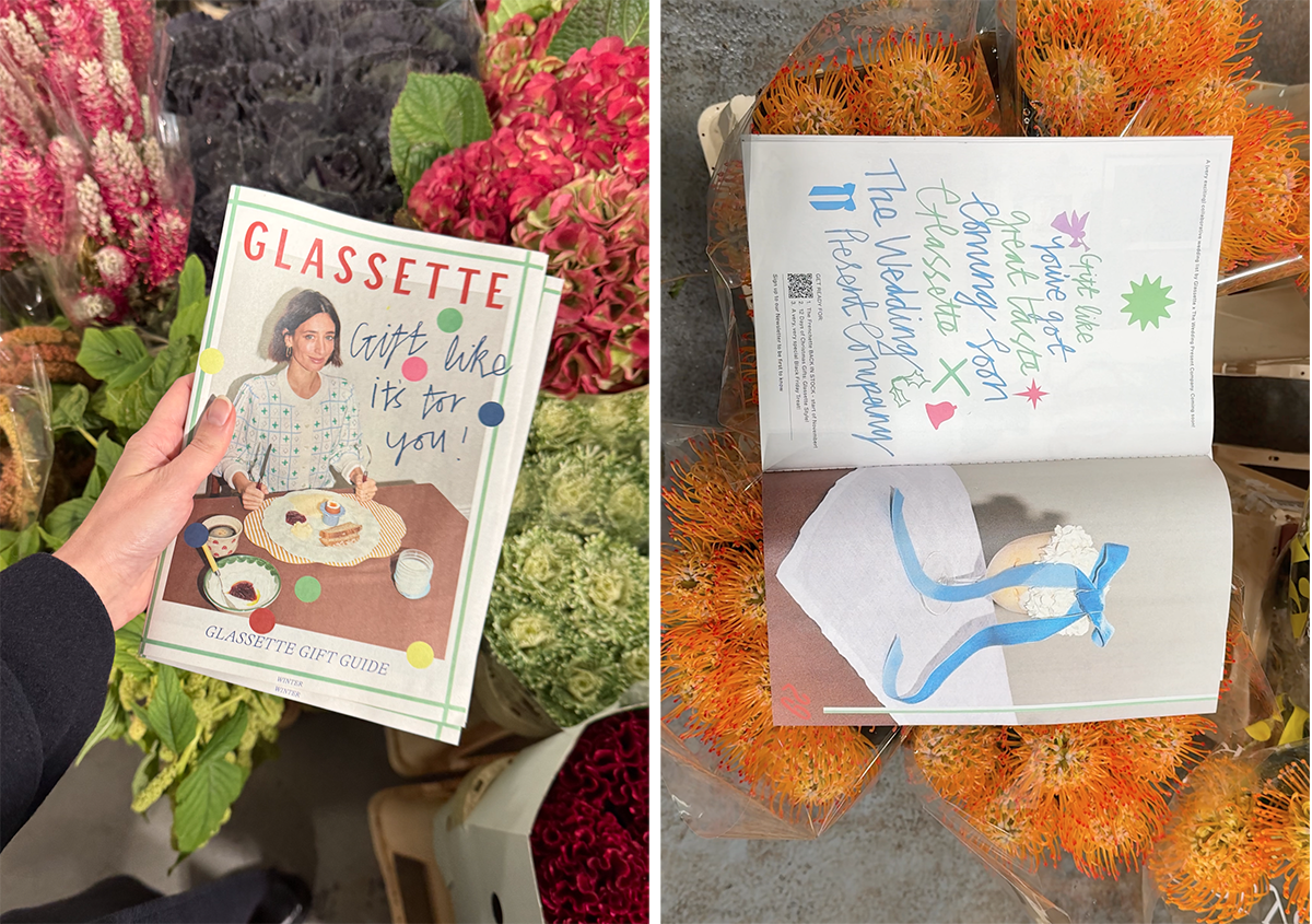 Glassette gift guide newspaper