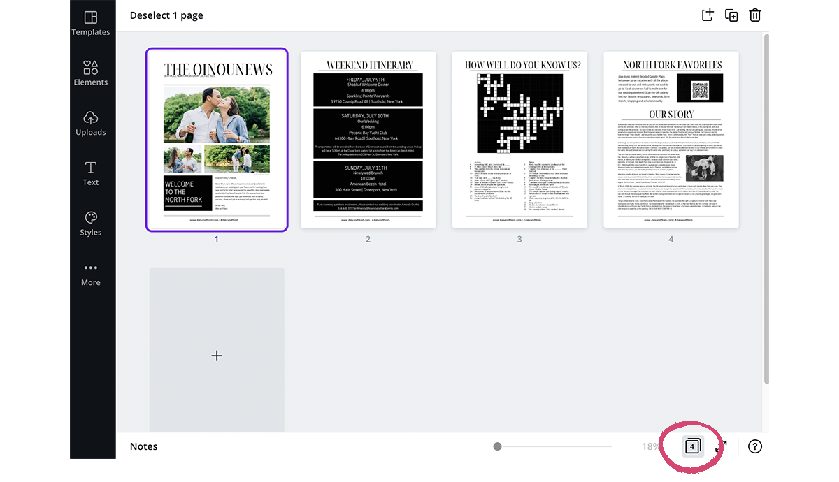 grid view