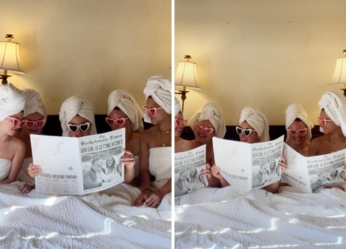 Morgan's Bachelorette by Newspaper Club