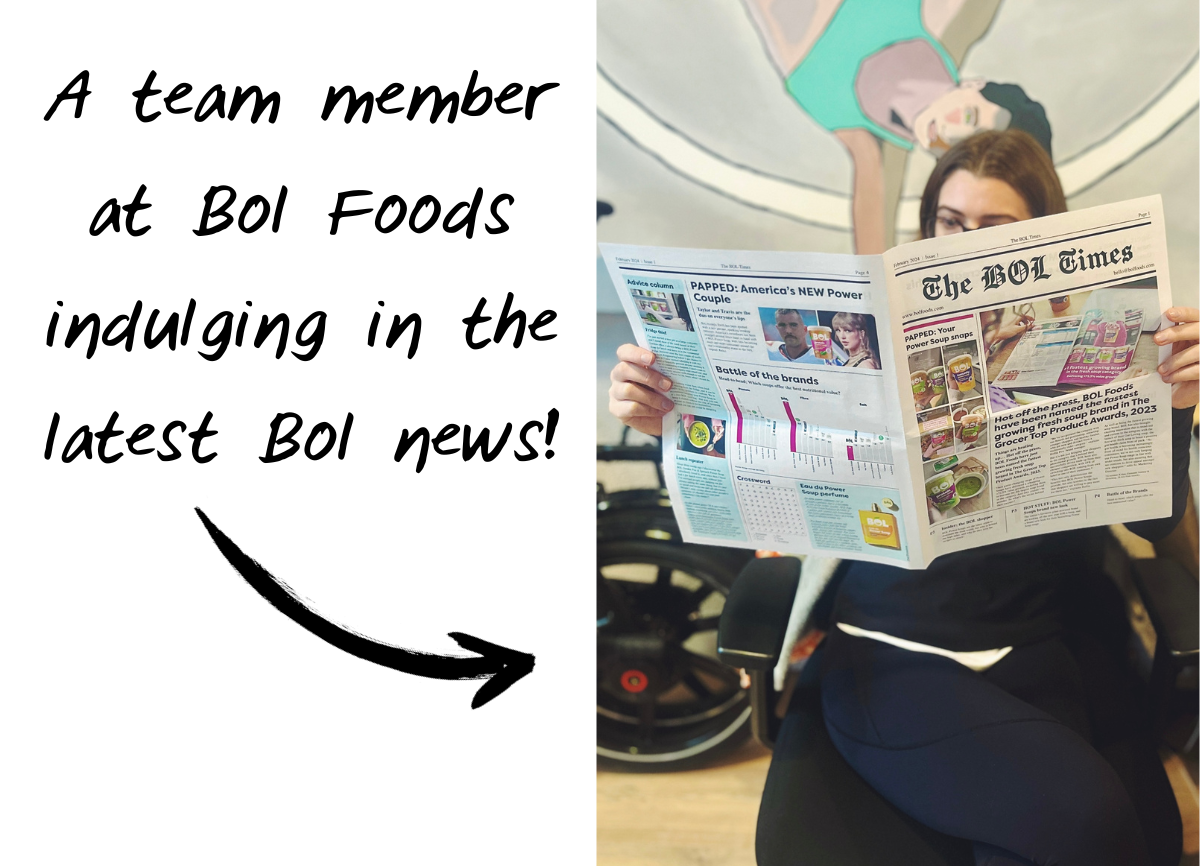 The Bol Times by Bol Foods, printed by Newspaper Club